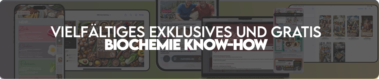 Vielfältiges exklusives und gratis Biochemie Know-how